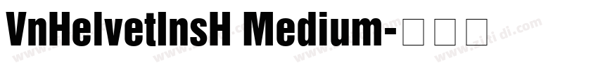 VnHelvetInsH Medium字体转换